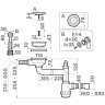 Арматура OMOIKIRI WK-1CL-R-AB022