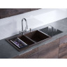 Мойка OMOIKIRI BOSEN 80-2-BL Tetogranit/черный