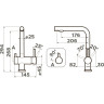 Смеситель OMOIKIRI NAGANO-GM