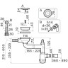 Арматура OMOIKIRI WK-1CL-W-C