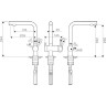 Комплект OMOIKIRI NAGANO-BL + PURE DROP LITE