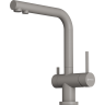 Комплект смеситель + фильтр OMOIKIRI NAGANO-GR-P + PURE DROP LITE