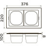 Контейнер OMOIKIRI DC-04-2-LG светлое золото