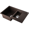 Мойка OMOIKIRI DAISEN 78-2T-DC Tetogranit/темный шоколад