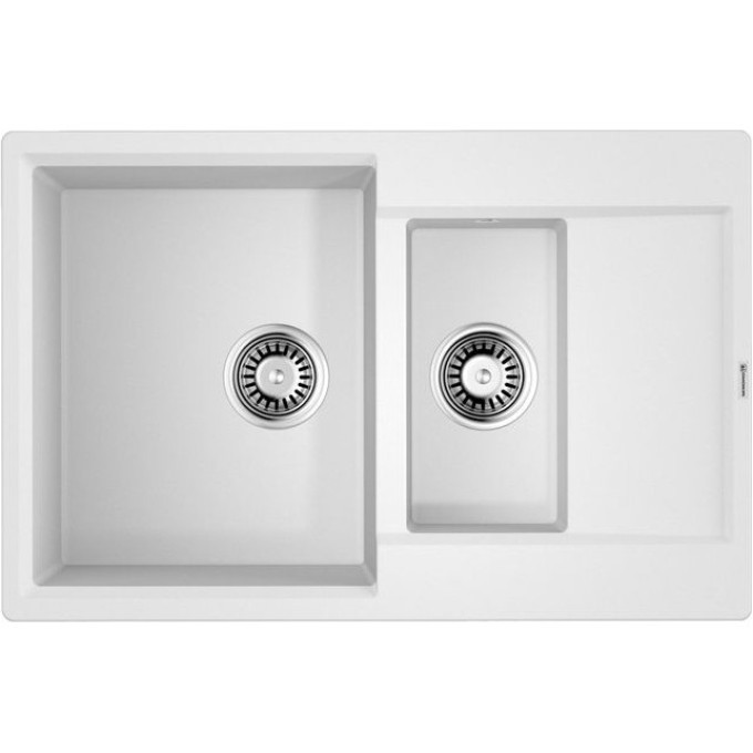 Мойка OMOIKIRI DAISEN 78-2T-WH Tetogranit/белый