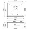 Мойка OMOIKIRI KASEN 53-INT-LG светлое золото