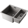 Мойка OMOIKIRI KATA 55-2-U-GR Artgranit/Leningrad Grey