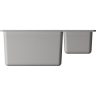 Мойка OMOIKIRI KATA 55-2-U-GR Artgranit/Leningrad Grey