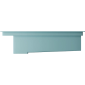Мойка OMOIKIRI KINARU PRO 86-U/I-AZ Artceramic/Azur blue
