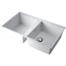 Мойка OMOIKIRI KITAGAWA 83-2-U-WH Artceramic/белый