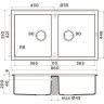 Мойка OMOIKIRI KITAGAWA 86-2-WH Artceramic/белый