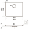 Мойка OMOIKIRI KITEN 48 INT-GB Artceramic/черный
