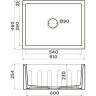 Мойка OMOIKIRI MIKURA 61-OL Natceramic/olive