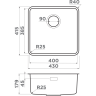 Мойка OMOIKIRI OMI 43-U/I ULTRA-LG нержавеющая сталь/светлое золото