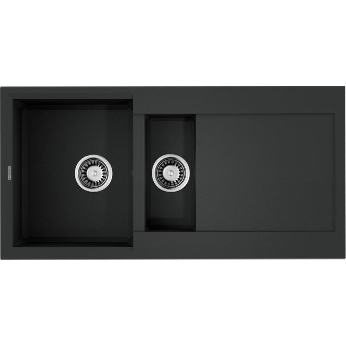Мойка OMOIKIRI SAKAIME 100-2-BL Tetogranit/черный