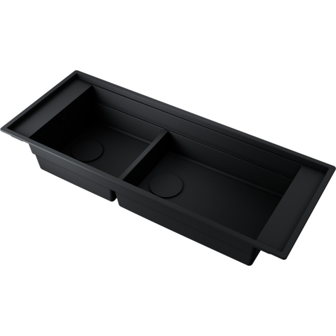 Мойка OMOIKIRI SINTESI PRO 114-2-U/I-GB Artceramic/графит