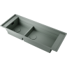 Мойка OMOIKIRI SINTESI PRO 114-2-U/I-WG Artceramic/wind green