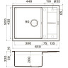 Мойка OMOIKIRI SUMI 65A-GB Artceramic/графит