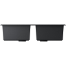 Мойка OMOIKIRI TEDORI 86-2-BL Tetogranit/черный