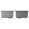 Мойка OMOIKIRI TEDORI 86-2-GR Tetogranit/Leningrad grey