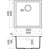 Мойка OMOIKIRI YAMAKAWA 45T-U/I-BL Tetogranit/черный