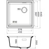 Мойка OMOIKIRI YORU 42-U-WH Side Artgranit/белый